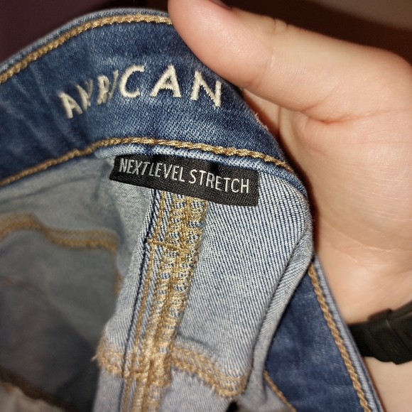American Eagle skinny jeans (hi-rise jegging) regular size 8 - Picture 5 of 6